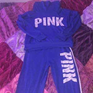 Blue & White Matching Set